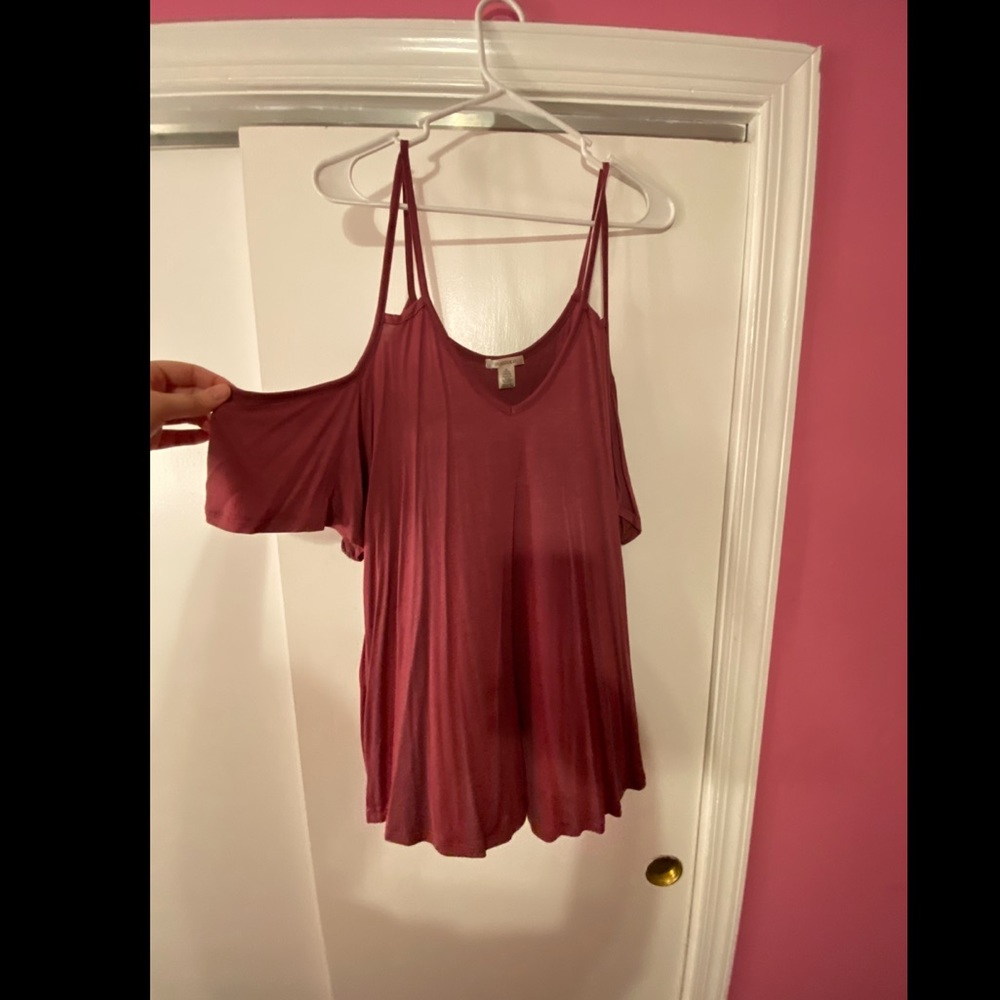 Fashion Nova cold shoulder top
